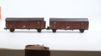 Roco H0 4328 Gedeckter Güterwagen (Leig-Einheit 218 224, 218 225) DB