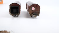 Roco H0 4328 Gedeckter Güterwagen (Leig-Einheit 218 224, 218 225) DB
