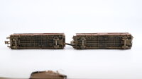 Roco H0 4328 Gedeckter Güterwagen (Leig-Einheit 218 224, 218 225) DB