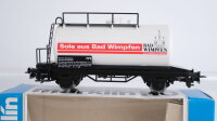 Märklin H0 Konvolut Kesselwagen "Sole aus Bad Wimpfen" Säurefasswagen DB/u.a.