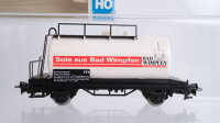 Märklin H0 Konvolut Kesselwagen "Sole aus Bad Wimpfen" Säurefasswagen DB/u.a.