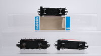 Märklin H0 Konvolut Kesselwagen "Sole aus Bad Wimpfen" Säurefasswagen DB/u.a.