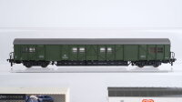 Roco H0 Konvolut Containertragewagen "Junghans" gedeckter Güterwagen "Langnese" Hilfszug-Gerätewagen DB