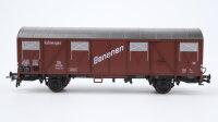 Klein Modellbahn H0 3018 Gedeckter Güterwagen Bananenwagen DB