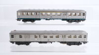 Märklin H0 Konvolut "Silberlinge" Steuerwagen2.Kl. mit Stückgutabteil Personenwagen 1./2.Kl. DB