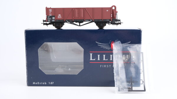 Liliput H0 L221711 Offener Güterwagen Vilach Holz mit Bremserhaus DB