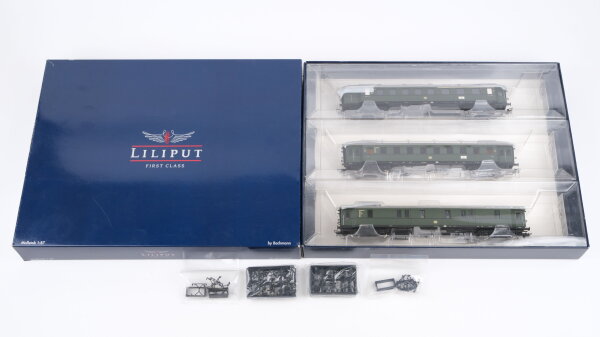 Liliput H0 L350061 Personenwagenset Eilzugwagen 3-tlg DB