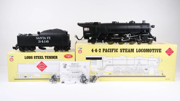 Aristo-Craft G 21411 US Dampflok mit Tender Pacific  BR 3416 Santa Fe Dampf