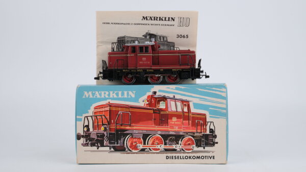 Märklin H0 3065 Diesellok BR V60 1009 DB Wechselstrom (vermutlich verharzt)