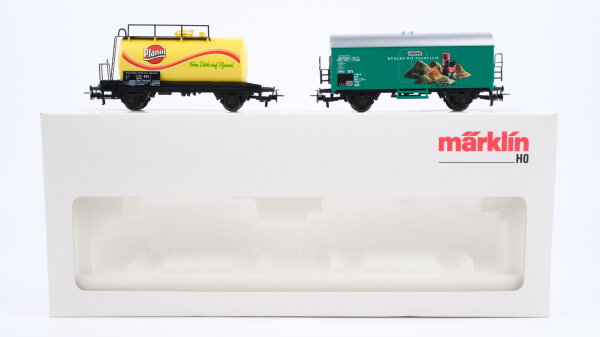 Märklin H0 Güterwagenset Pfanni / Ubena 2-tlg