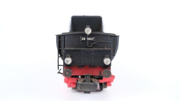 Märklin H0 Dampflok mit Tender BR 38 1807 DB Wechselstrom (vermutlich verharzt)