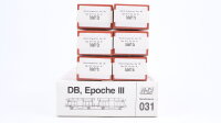 M+D H0 031 Set Autotransportwagen 6-teilig DB