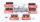 M+D H0 031 Set Autotransportwagen 6-teilig DB