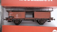 M+D H0 014 Güterwagenset Autotransportwagen 6-tlg DB