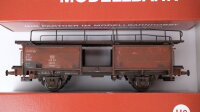 M+D H0 014 Güterwagenset Autotransportwagen 6-tlg DB