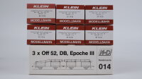 M+D H0 014 Güterwagenset Autotransportwagen 6-tlg DB