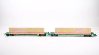 Aristo Craft G 50800-01 Set Containerwagen 2tlg.