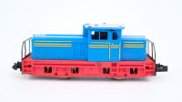 Minitrix N Diesellok blau gelb