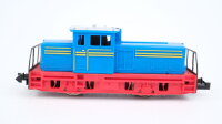 Minitrix N Diesellok blau gelb