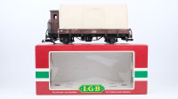 LGB G 40130 Planwagen mit Bremserhaus braun "LGB"