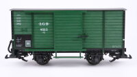 LGB G 4135 S gedeckter Güterwagen grün  (Sound geprüft)