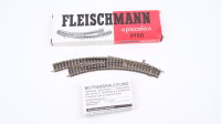Fleischmann N 9168 Bogenweiche links 2 x 45° (in OVP rot-Weiß)