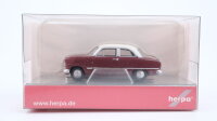 Herpa H0 024686 Ford Taunus weinrot-weiß