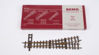Bemo H0e 4011 000 12° Weiche links, 147mm, R 515