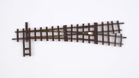 Bemo H0e 4011 000 12° Weiche links, 147mm, R 515