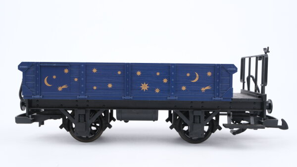 LGB G Niederbordwagen blau mit goldenen Sternen