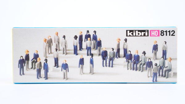 Kibri H0 8112 Arbeiter, sitzend und stehend, 32 Stk.