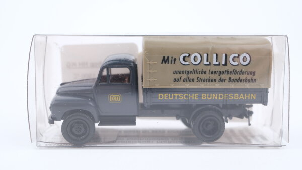 Brekina H0 38029 Borgward LKW Pritsche/Plane Deutsche Bundesbahn