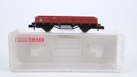 Fleischmann N 8200 Niederbordwagen Kklmmo 496 DB