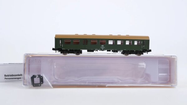 Brawa N 65073 Personenwagen 2.KL mit Gepäckabteil DR