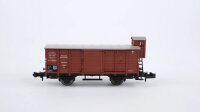 Minitrix N 51 3208 00 gedeckter Güterwagen mit Bremserhaus DR