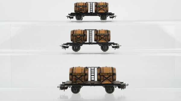 Märklin H0 Konvolut 308 Weinfasswagen Bordeaux