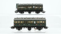 Märklin H0 Konvolut 330/1 Abteilwagen 330/2 Abteilwagen mit Bremserhaus 2.Kl.