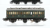 Märklin H0 Konvolut 330/1 Abteilwagen 330/2 Abteilwagen mit Bremserhaus 2.Kl.