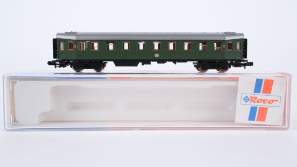 Roco N 24213 Schnellzugwagen 2.Kl Hecht B4üwe-22/53 DB