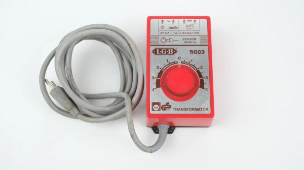 LGB 5003 Transformator 7VA (mit brauner Aufschrift, verschmutzt)