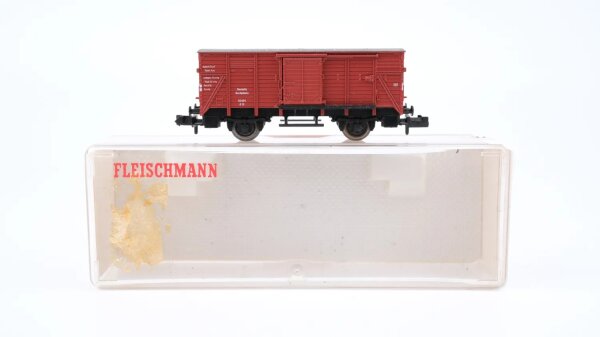 Fleischmann N 8350 Güterwagen Flachdachwagen G10 DB