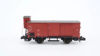 Fleischmann N 8365 Gedeckter Güterwagen mit Bremserhaus G 10 DRG