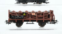 Piko H0 Konvolut Säurefasswagen Hochbordwagen beladen Kesselwagen Eva mit Schienenreiniger DR/DB