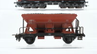 Unbekannt H0 Konvolut Selbstentladewagen Behältertragewagen Silowagen VAW DB