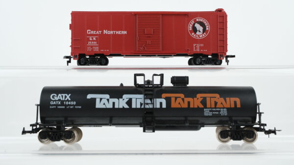 Unbekannt H0 Konvolut US Kesselwagen TankTrain Boxcar Great Northern