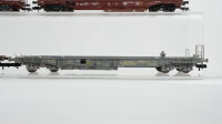 Unbekannt H0 Konvolut Taschenwagen Hupac mit Sattelauflieger Taschenwagen braun DB/SBB-CFF