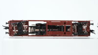 Unbekannt H0 Konvolut Taschenwagen Hupac mit Sattelauflieger Taschenwagen braun DB/SBB-CFF