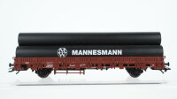 Märklin H0 Konvolut Rungenwagen mit Rohre Mannesmann DB