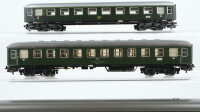 Märklin H0 Konvolut Personenwagen 1.Kl. 2.Kl. Packwagen grün DB