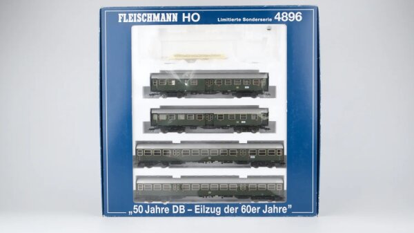 Fleischmann H0 4896 Zugset DB 50 Jahre DB-Eilzug 60er Jahre (Unvollständig)